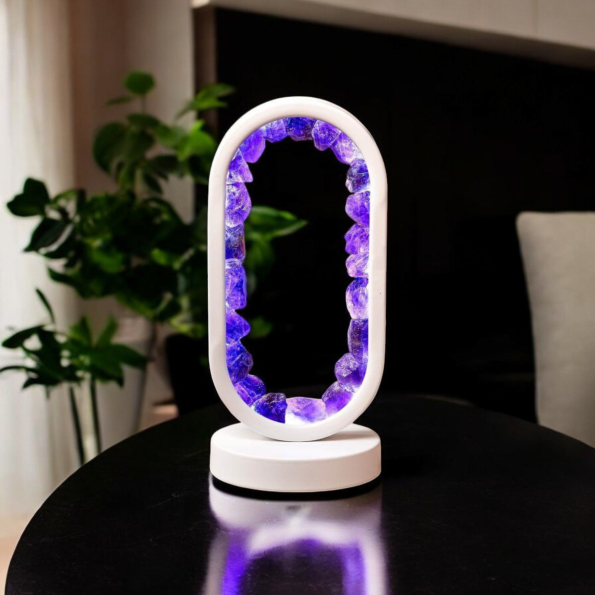 Apaisement de l'Âme – Lampe anti-stress en Améthyste