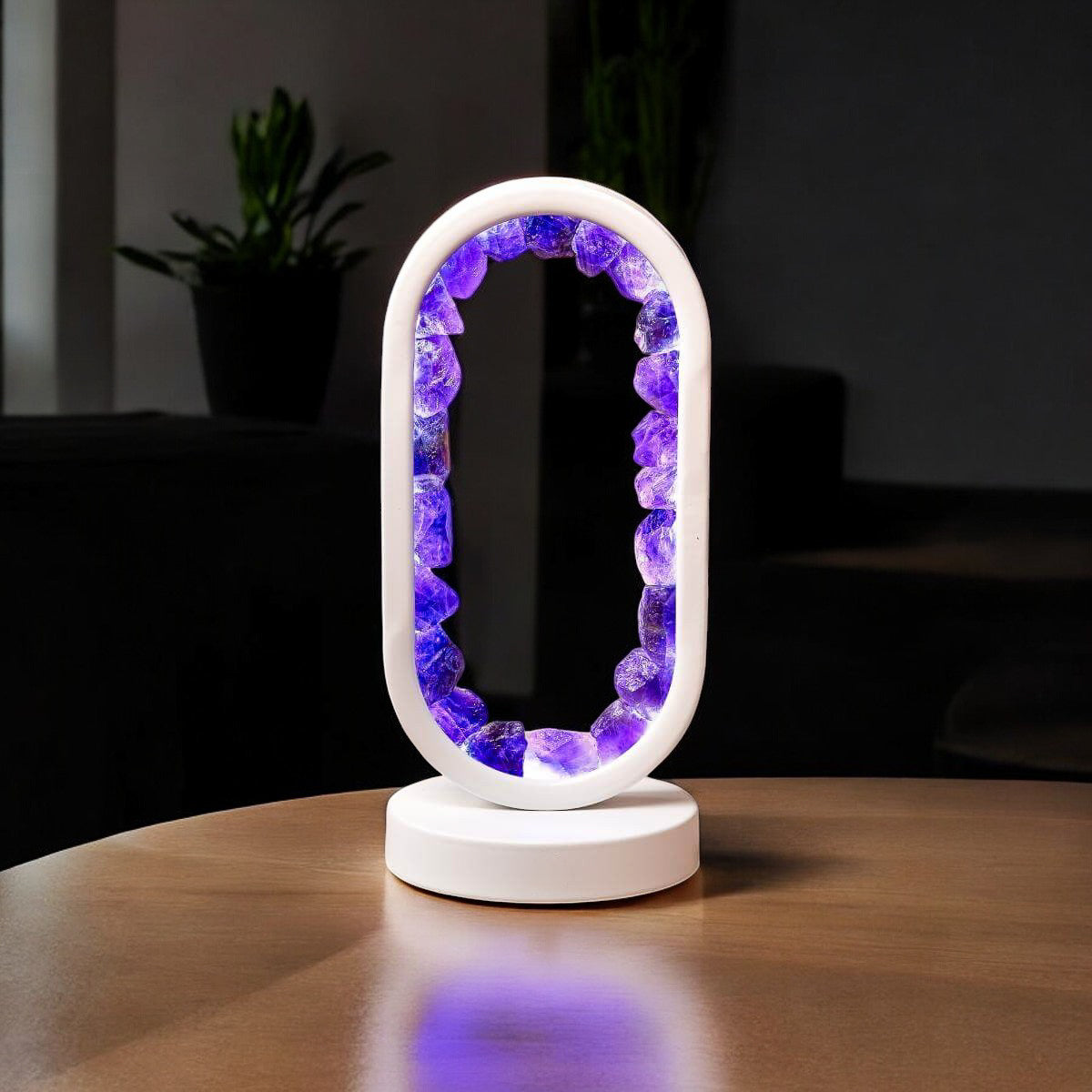 Apaisement de l'Âme – Lampe anti-stress en Améthyste