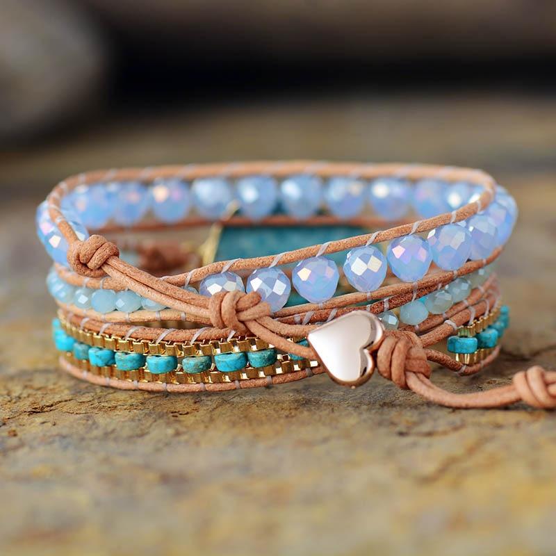 Bracelet Profond en Amazonite