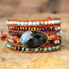 Bracelet Boho en Labradorite