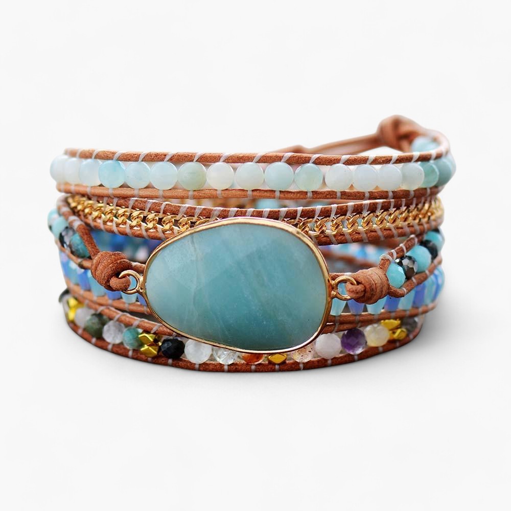 Bracelet Protecteur en Amazonite