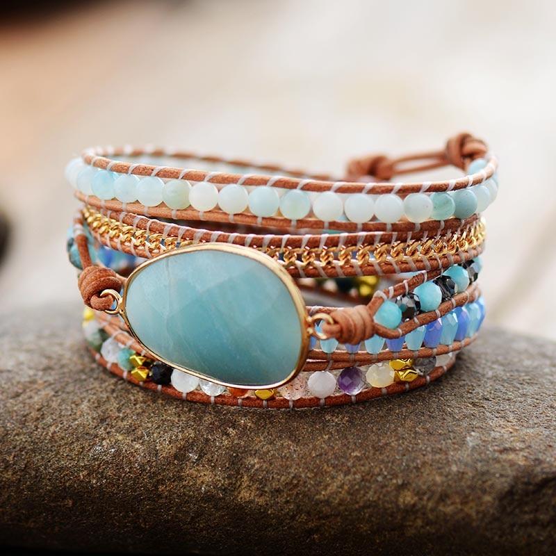 Bracelet Protecteur en Amazonite