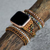 Bracelet d'Apple Watch en Pierre Oeil de Tigre