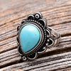 Bague Bohème Floria en Turquoise