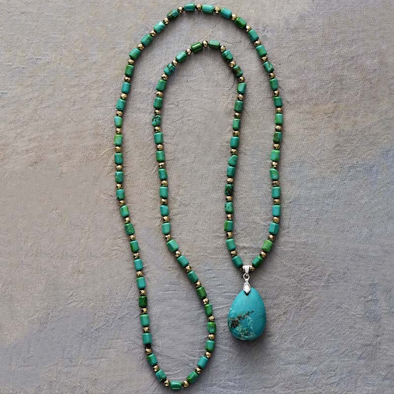 Collier Nettoyant et Purifiant en Turquoise