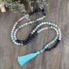 Collier Mala Alignement Celeste en Pierres Naturelles