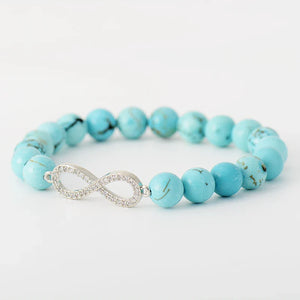 Collection de Bracelets Népalais en Amazonite & Turquoise