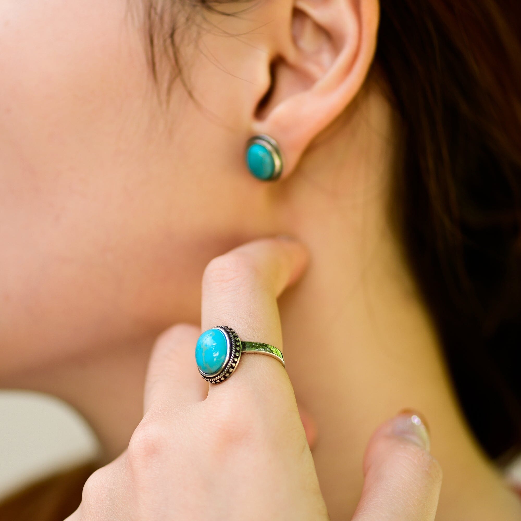 Lucina - Bague en Turquoise Bénédictions