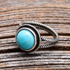 Luna - Bague de Bonne Fortune en Turquoise