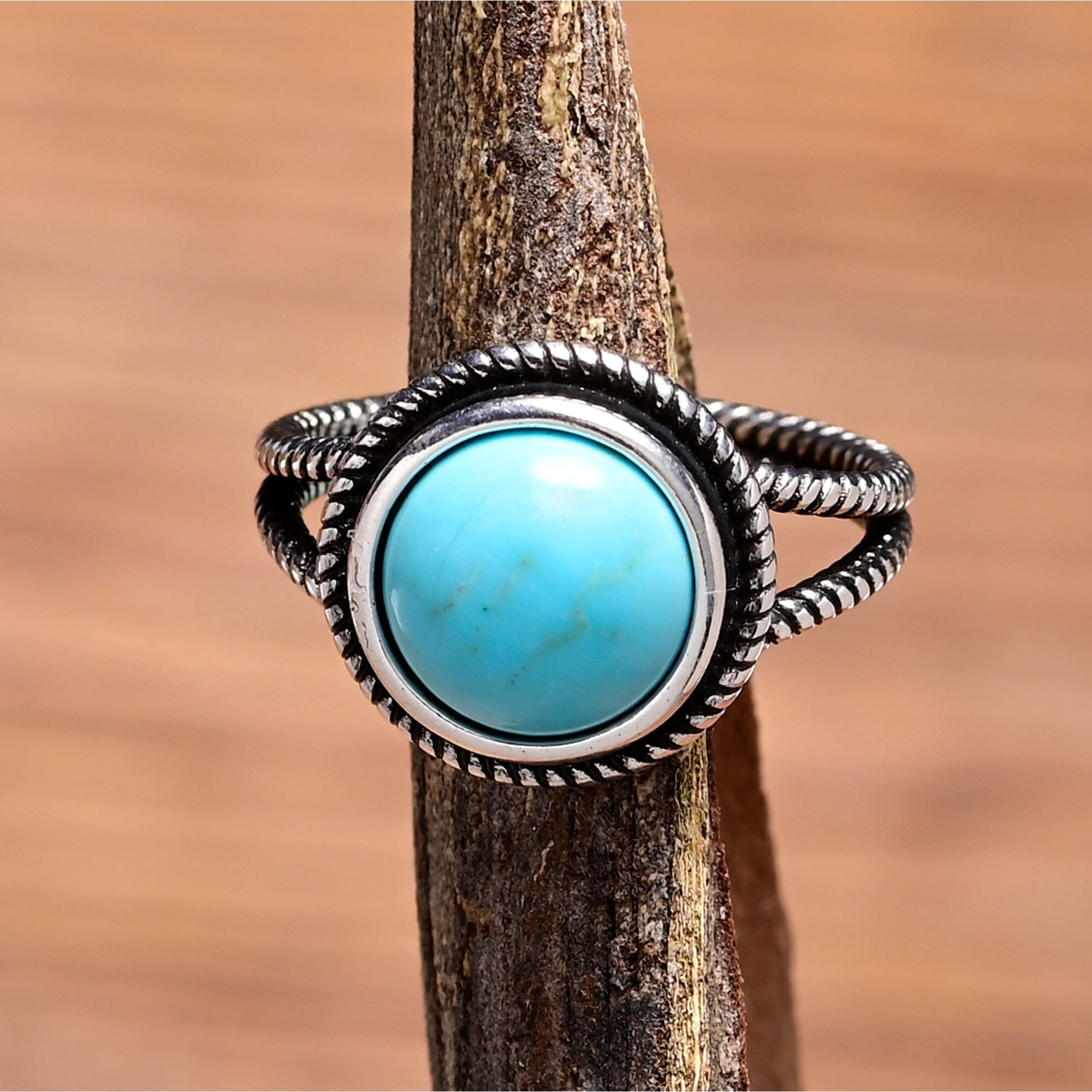 Luna - Bague de Bonne Fortune en Turquoise