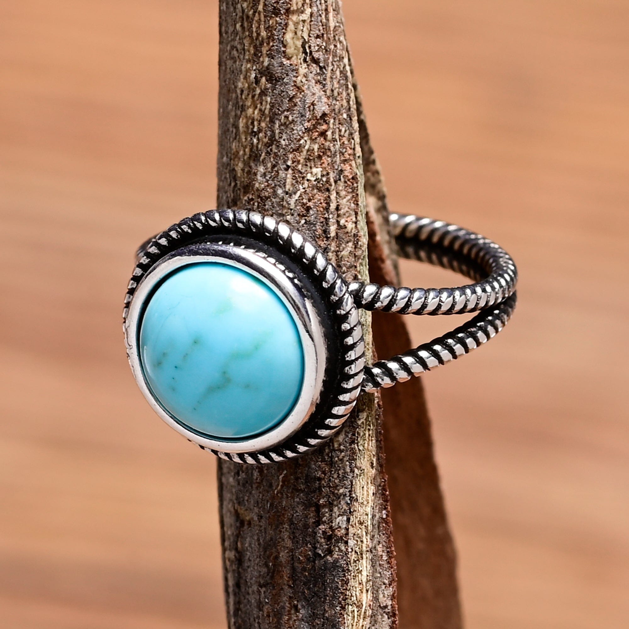 Luna - Bague de Bonne Fortune en Turquoise