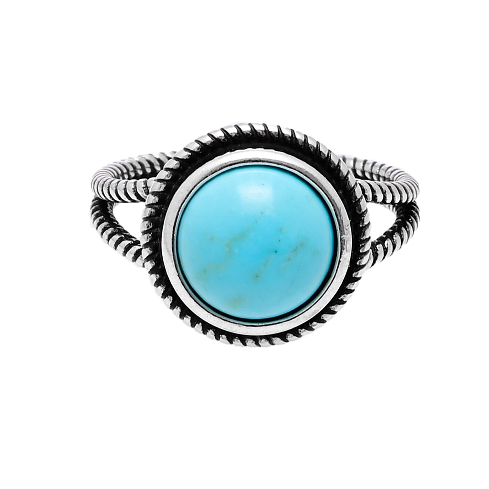 Luna - Bague de Bonne Fortune en Turquoise