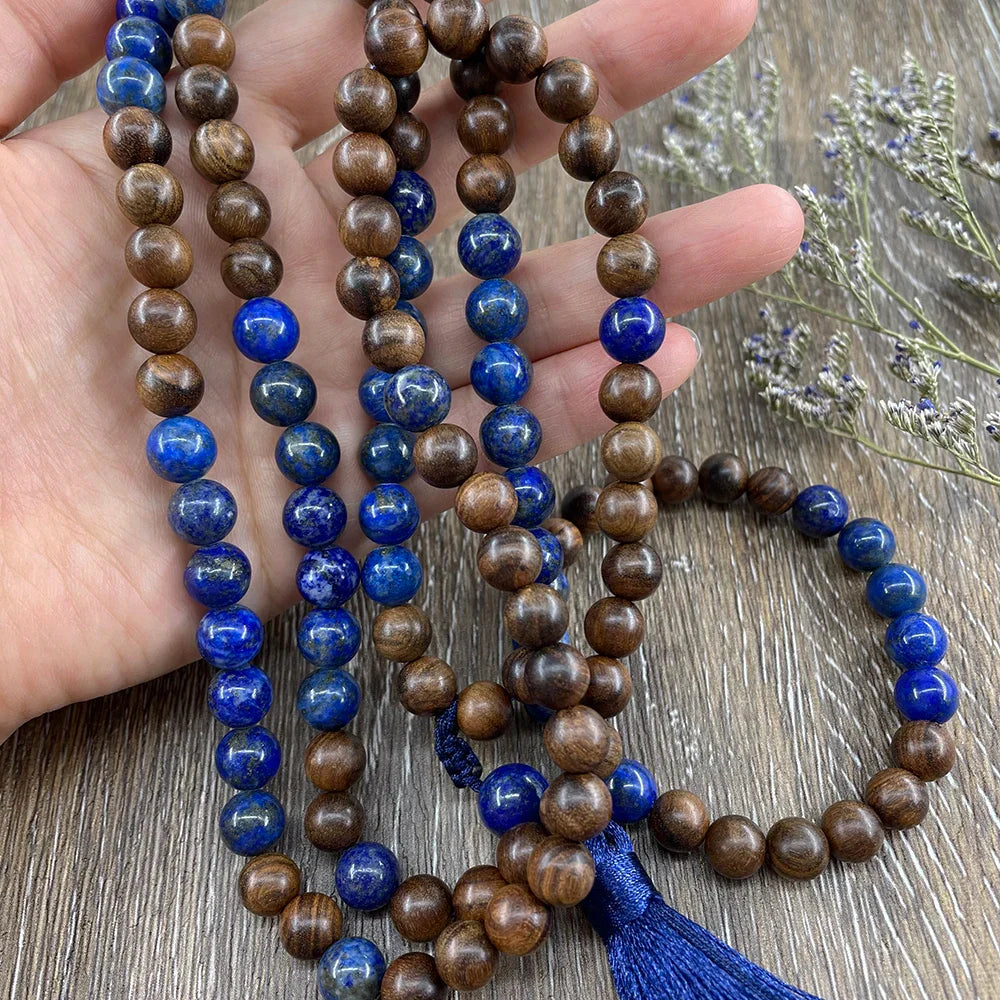 Ensemble Mystique Mala en Lapis-Lazuli