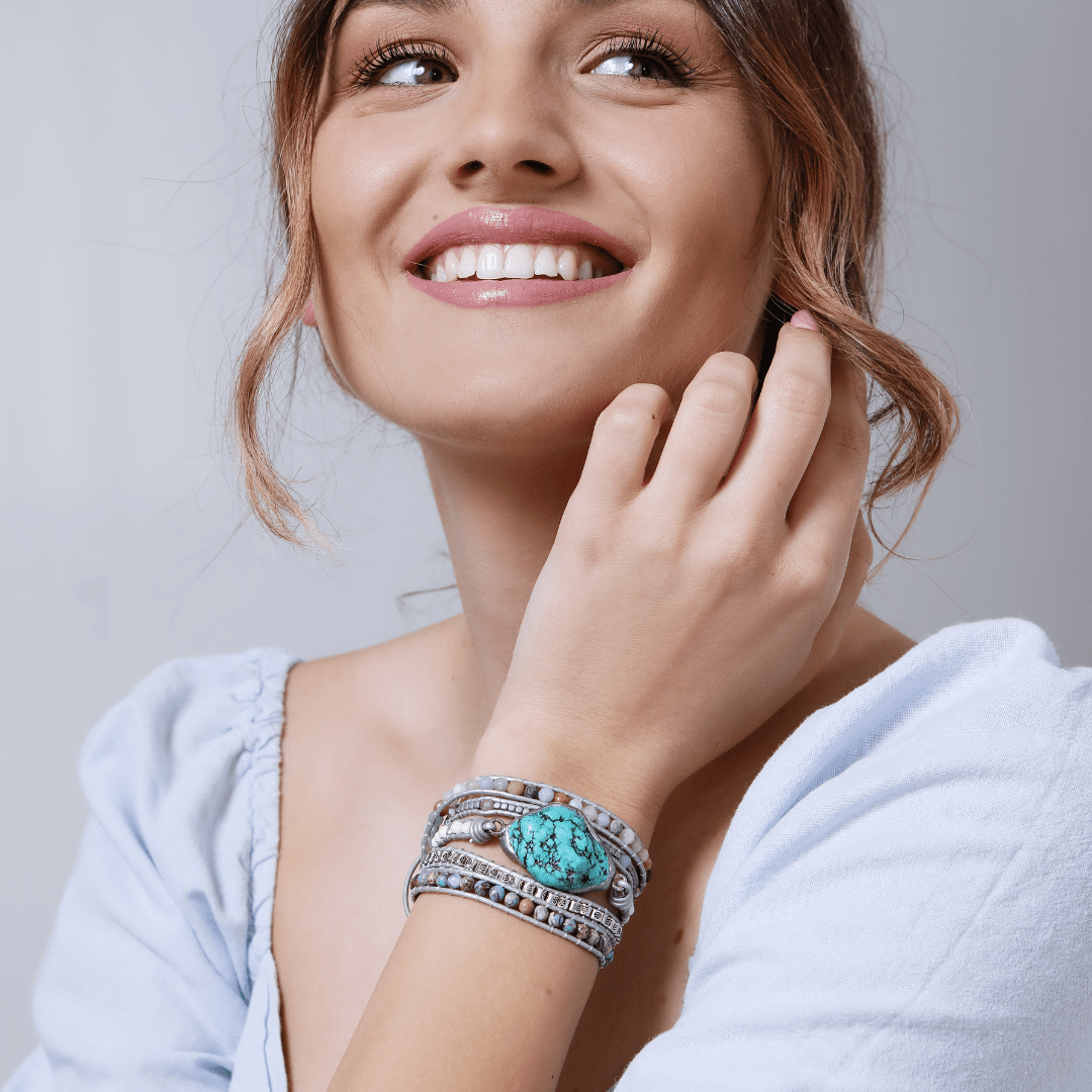 Bracelet Protecteur en Turquoise