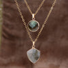 Collier Bouclier Protecteur en Labradorite