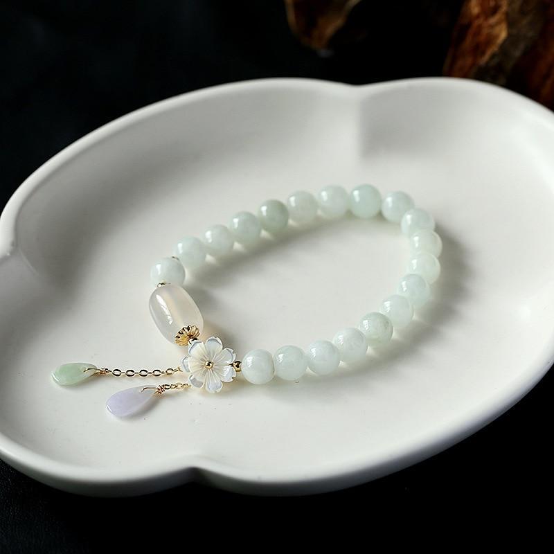 Bracelet Pureté et Harmonie en Jade