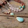 Collier Mala de Guérison Pastel