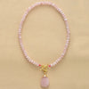 Collier Pur Amour en Quartz Rose