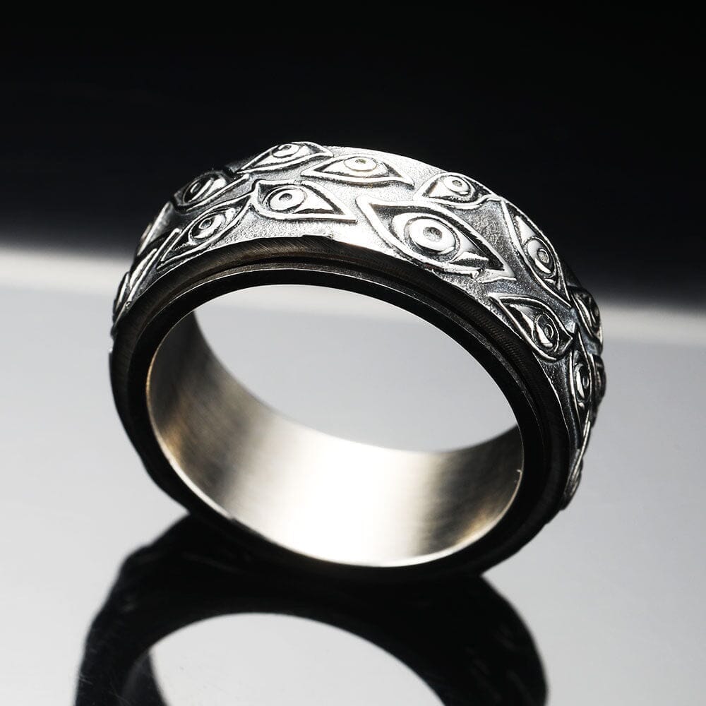 Bague en Argent Bouclier Naturel