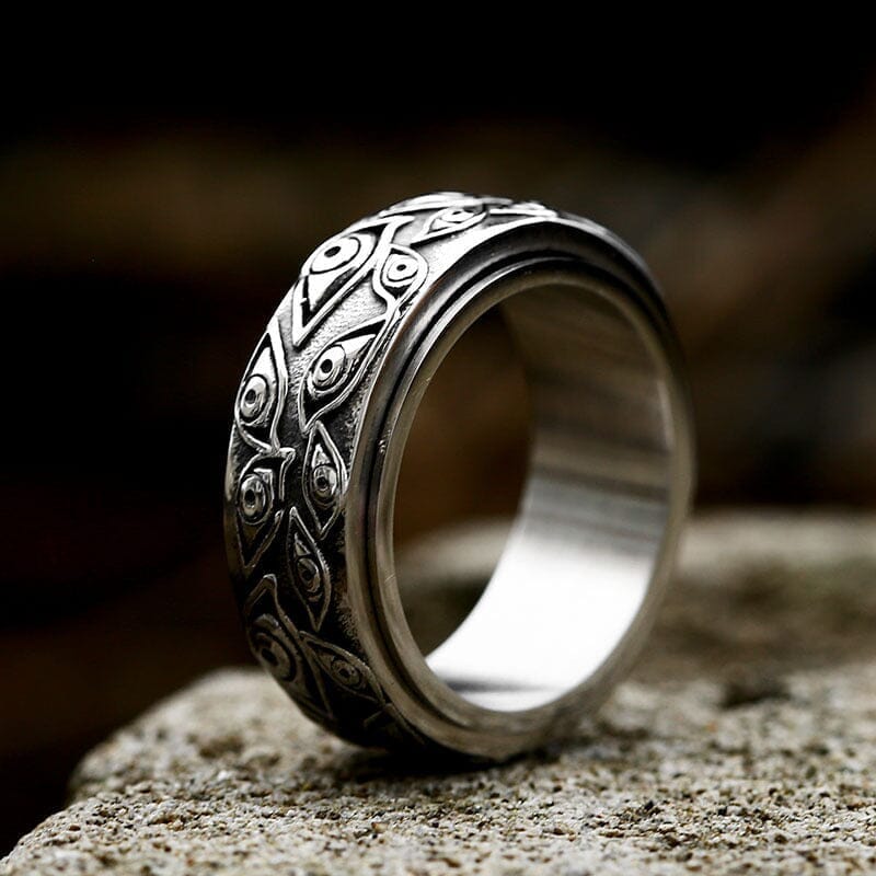 Bague en Argent Bouclier Naturel