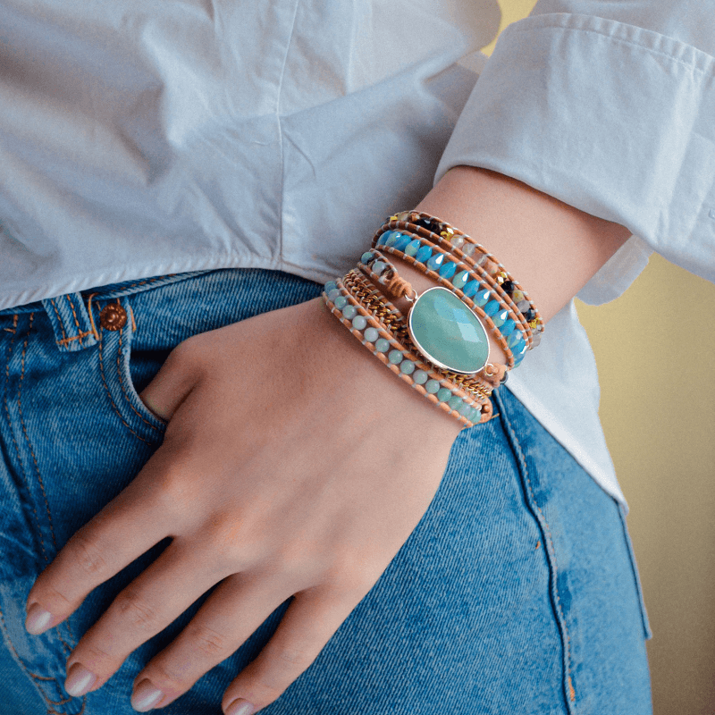 Bracelet Protecteur en Amazonite