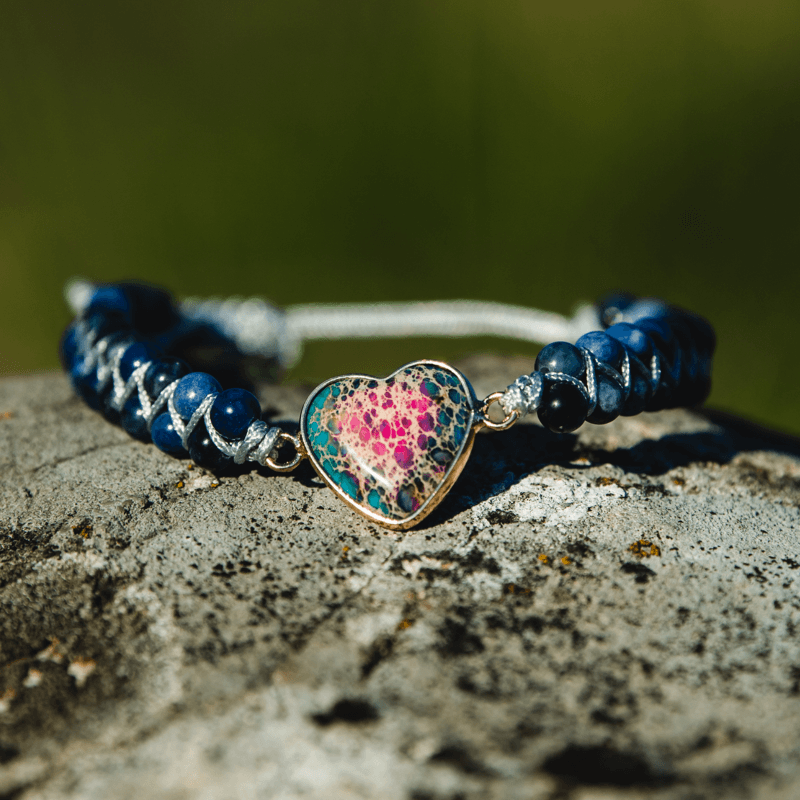 Bracelet Coeur Passionné Bleu