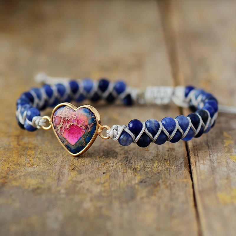 Bracelet Coeur Passionné Bleu