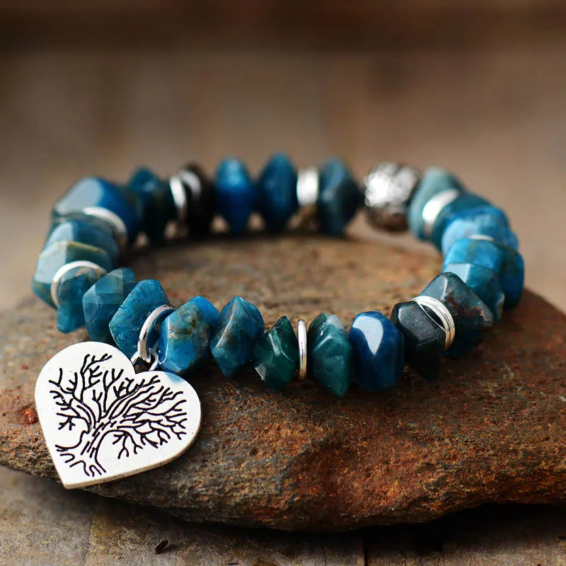 Bracelet Arbre de Vie Divine Vision en Apatite