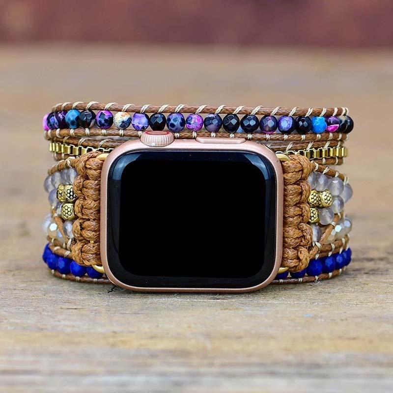 Bracelet pour Apple Watch Curatif en Agate