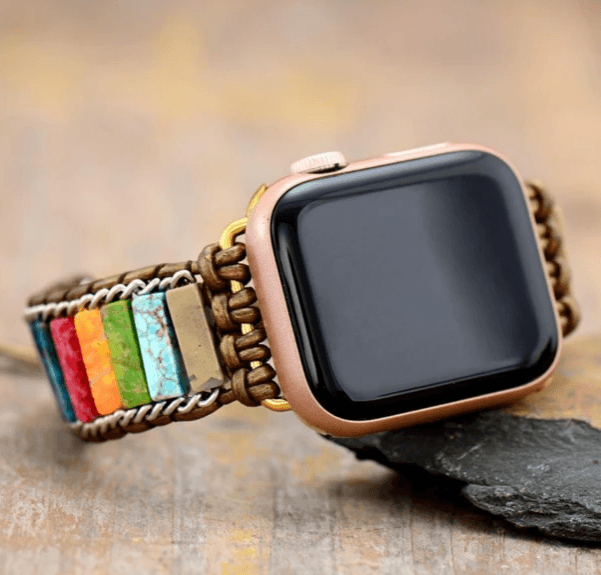 Bracelet Pour Applewatch Énergie Impériale En Jaspe Et Howlite