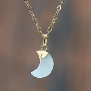 Collier Guérisseur en Pierre de Lune Étincelante