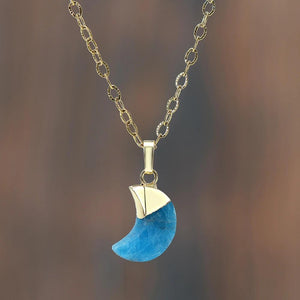 Collier Guérisseur en Pierre de Lune Étincelante