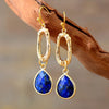 Boucles d'Oreilles Elixir Royal en Lapis-Lazuli