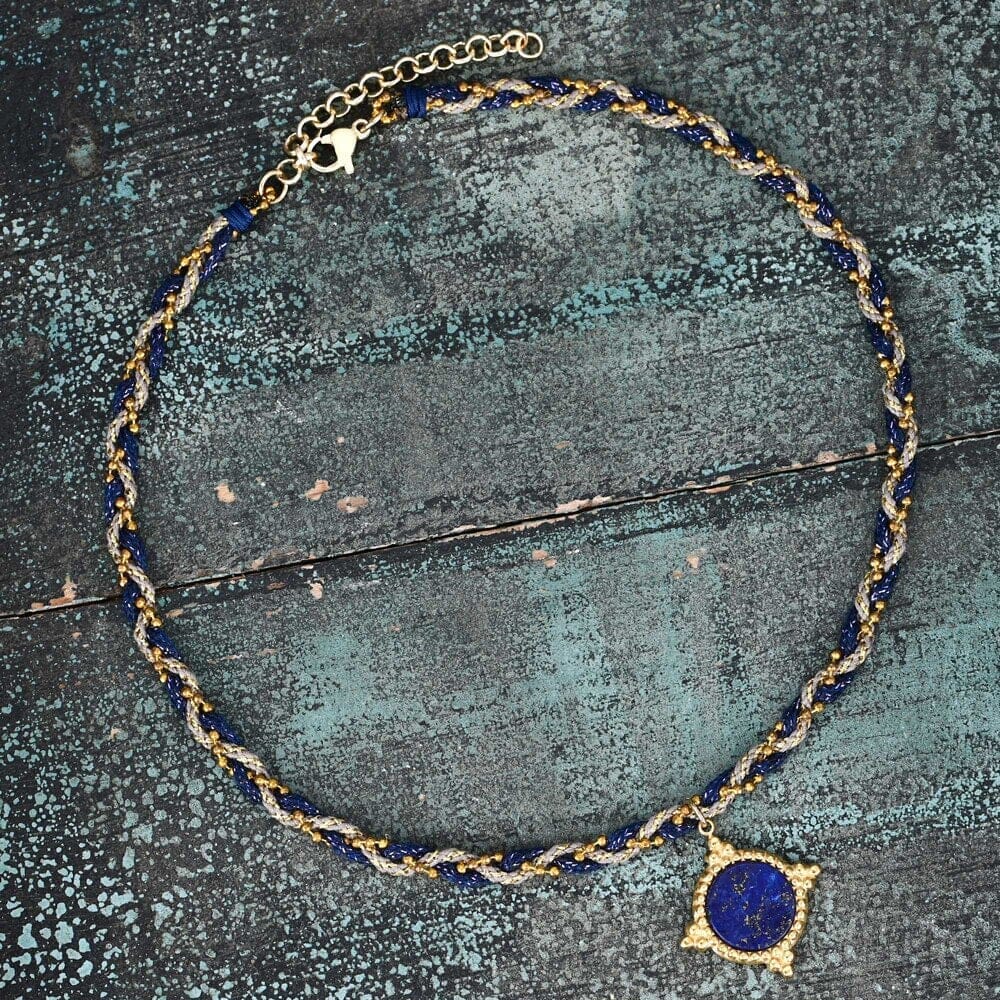 Collier Éveil Azur en Lapis-Lazuli