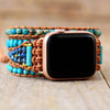 Bracelet pour Apple Watch Énergie Pure en Jaspe et Turquoise