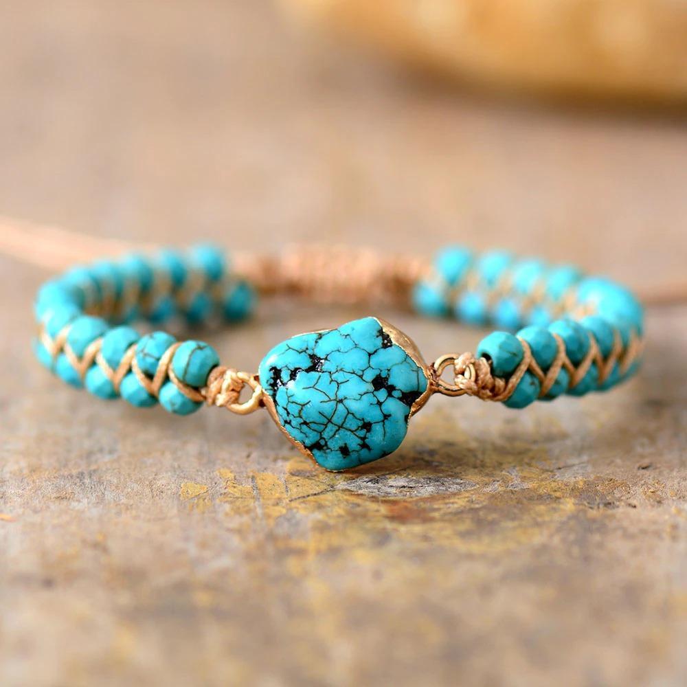 Bracelet Mala Turquoise Ravissante