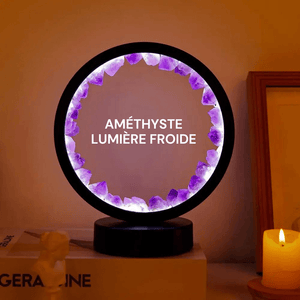 Lampe LED en Pierre Naturelle Lueur Sacrée