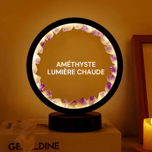 Lampe LED en Pierre Naturelle Lueur Sacrée