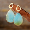 Boucles d'Oreilles Splendeur Exotique en Amazonite