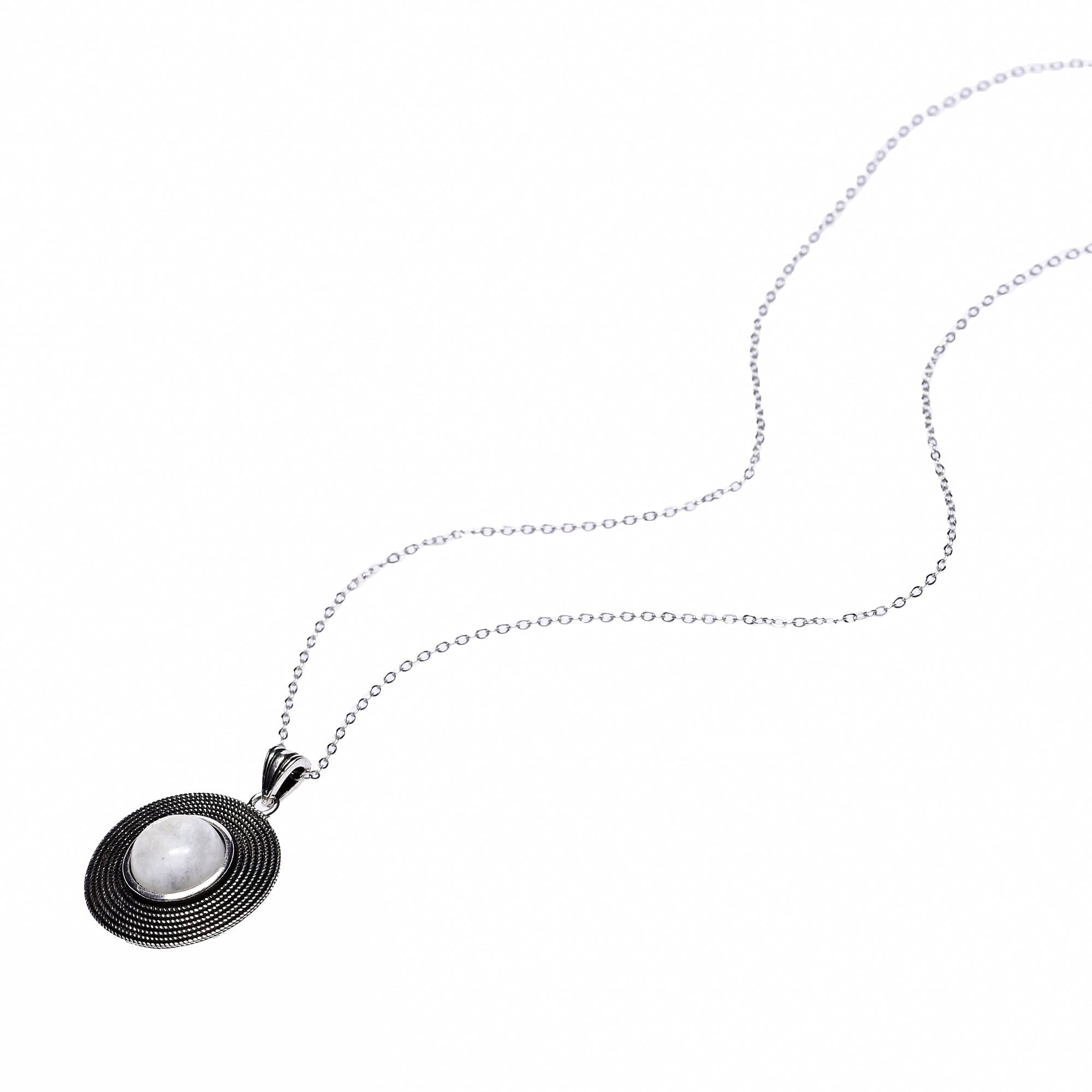 Collier d'Énergie Positive Hemera en Pierre de Lune