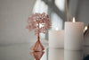 Arbre de Cristal Feng Shui avec Base Pyramidale "Amour et Tendresse" en Quartz Rose