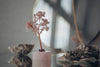 Arbre de Cristal Feng Shui avec Base Pyramidale "Amour et Tendresse" en Quartz Rose