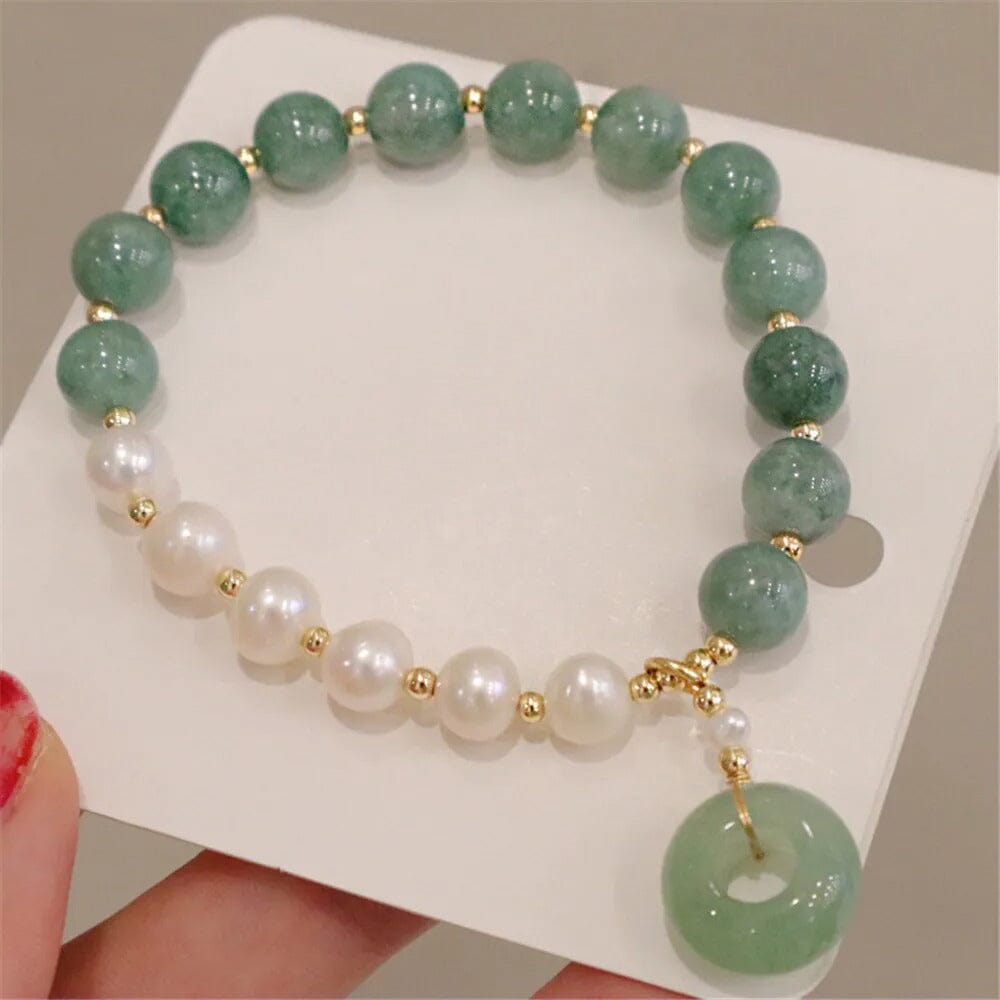 Bracelet Jade Enchanté en Perles