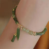 Bracelet Bambou Oasis en Jade Hetian