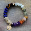 Bracelet Chakra Aura Aligné en Pierres Naturelles