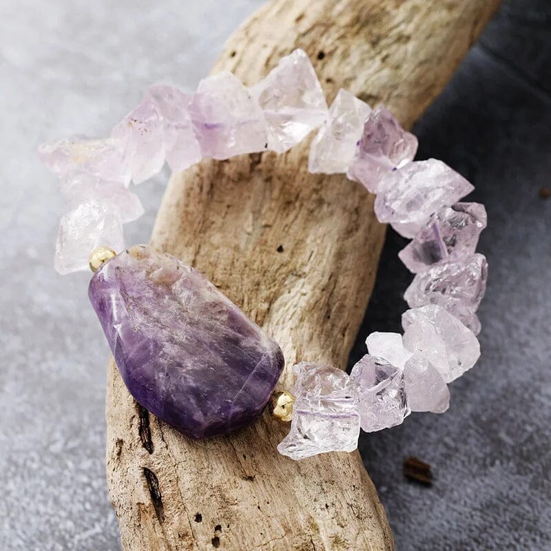 Bracelet Quartz Enchanté en Améthyste