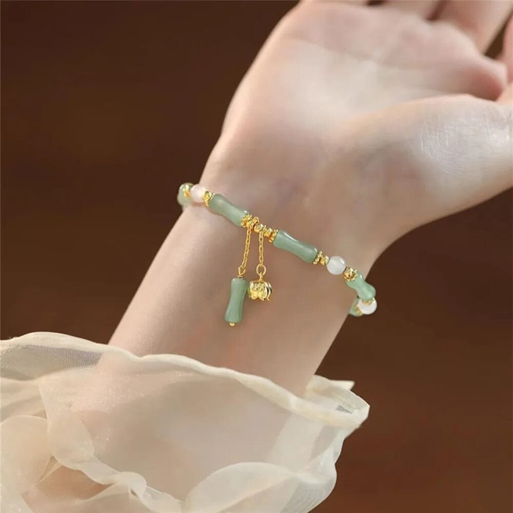 Bracelet Harmonie de la Nature en Jade & Aventurine