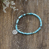 Bracelet Lotus Tranquille en Turquoise