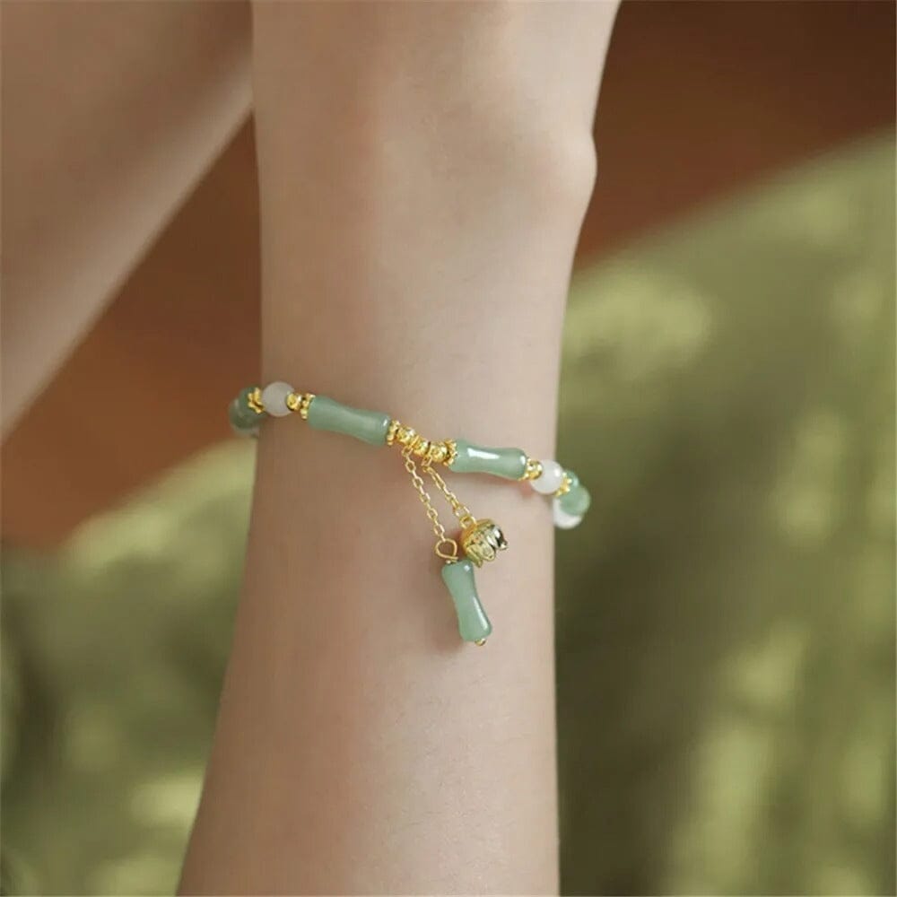 Bracelet Harmonie de la Nature en Jade & Aventurine