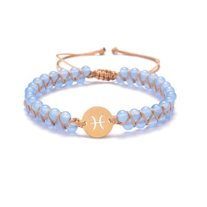 Bracelet Essence Astral Signe du Zodiaque en Pierres Naturelles